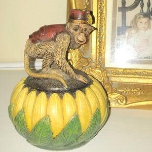 Monkey decor.